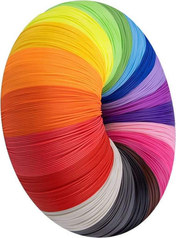 Długopis 3D podgrzewający filament + 160m filamentu w różnych kolorach