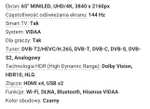 Telewizor Hisense 65U7KQ 65" MINILED 4K 144 Hz VIDAA Dolby Atmos Dolby Vision HDMI 2.1