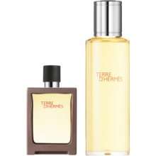 Perfumy Hermès Terre d’Hermès EDT woda toaletowa, łącznie 155 ml (30 ml butelka podróżna + 125 ml uzupełnienie) + GRATIS