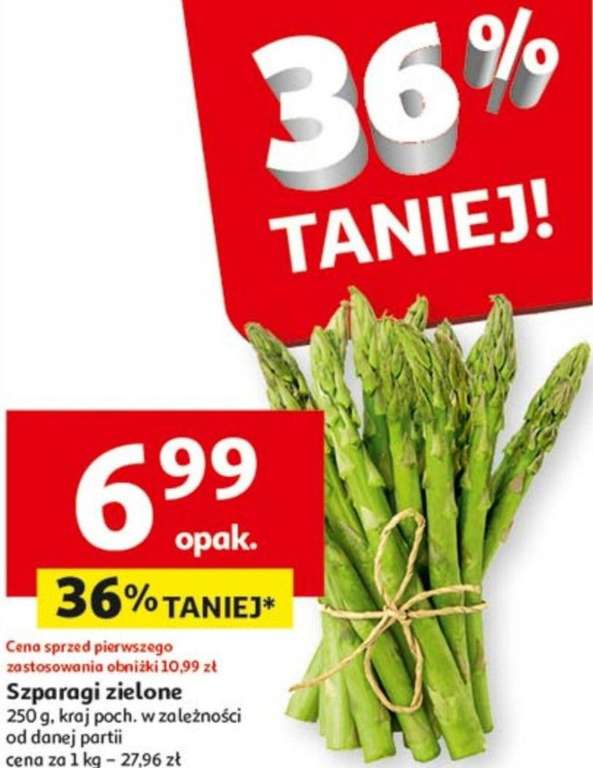 Szparagi zielone, 250 g - Auchan