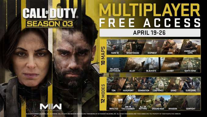 Call of Duty Modern Warfare 2 multiplayer 7 dni za darmo @ PC / Konsole