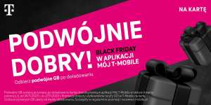 T-Mobile i Heyah na kartę – doładuj konto przez aplikacje i zgarnij podwójną porcję gigabajtów na Black Friday @T-Mobile + Heyah
