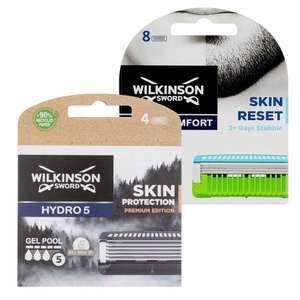 Wkłady do maszynki do golenia Wilkinson Hydro 5 Skin Protection i Hydro Skin Reset, 12 sztuk