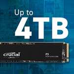 Dysk SSD Crucial P3 4TB M.2 PCIe Gen3 NVMe €186.04