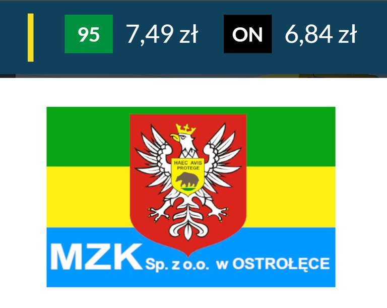 Diesel 6,84 zł ul. Kołobrzeska 1, 07-410 Ostrołęka