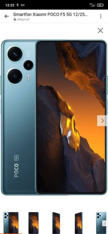 Smartfon Xiaomi Pocophone F5 12 GB / 256 GB niebieski allegro