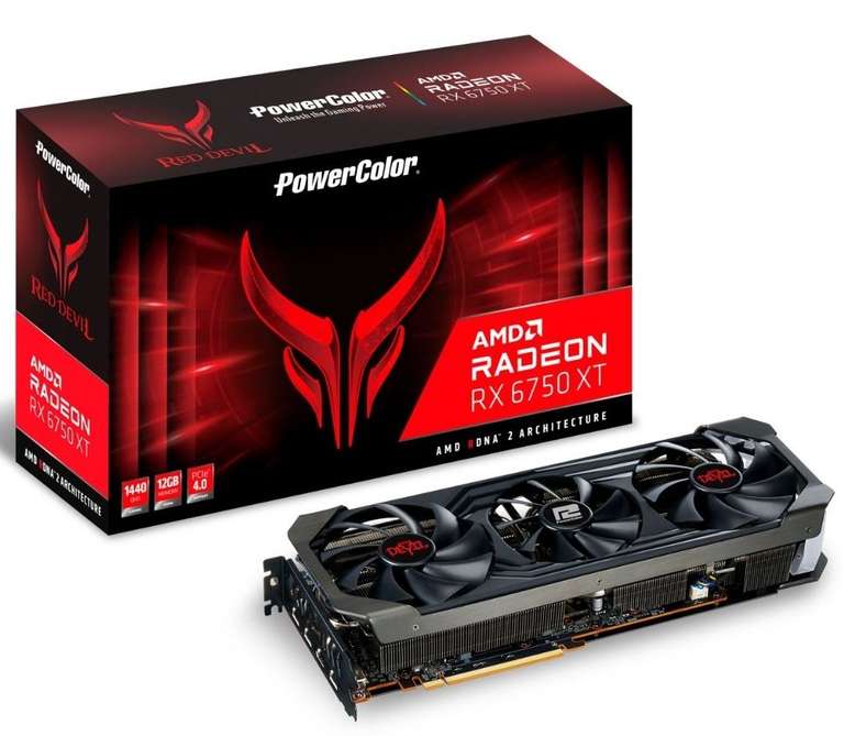 [DE] Karta graficzna 12 GB PowerColor Radeon RX 6750 XT Red Devil OC