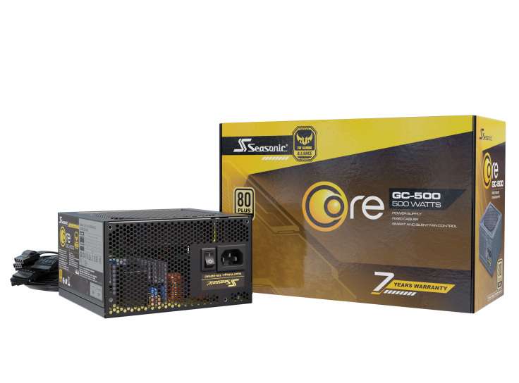 Zasilacz Seasonic CORE GC-500 80Plus Gold 500W i inne modele CORE
