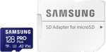 Samsung PRO Plus karta pamięci microSD (MB-MD128SA/EU), 128 GB, w zestawie adapter SD