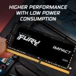Pamięć Kingston FURY Impact 32 GB (2 x 16 GB) 3200 MHz DDR4 CL20 zestaw pamięci do laptopa 2 KF432S20IBK2/32