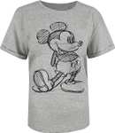 Damska koszulka Disney Mickey Sketch - 4 kolory @Amazon