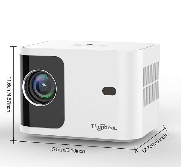 Mały przenośny projektor ThundeaL Mini Projector TD91W Android TV (97$) @Banggood