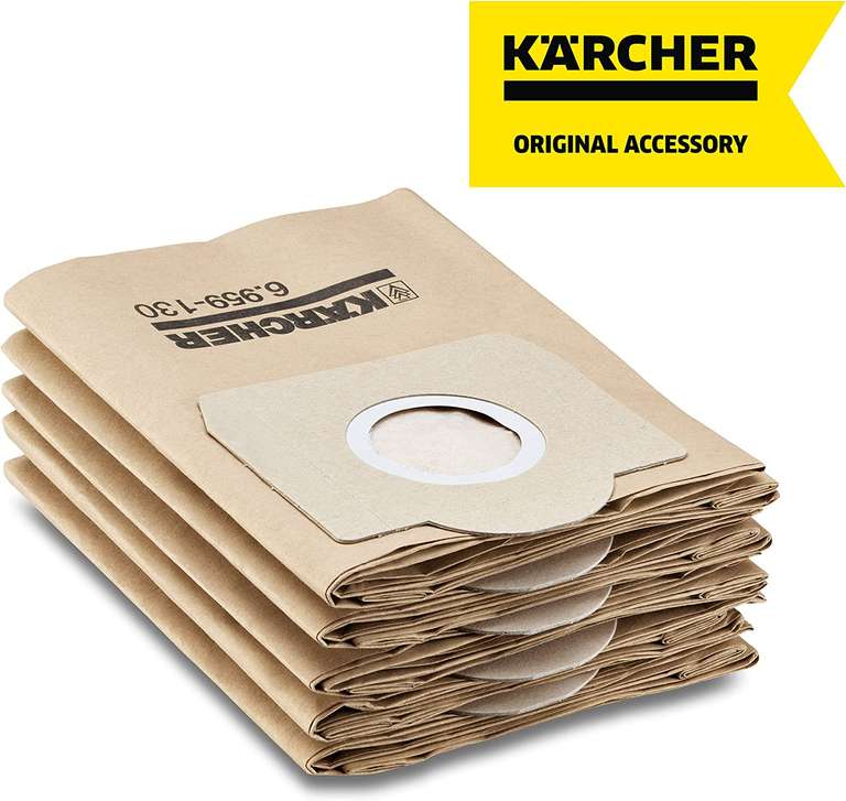 Worki do odkurzaczy Kärcher WD, SE / Papierowe torebki filtracyjne