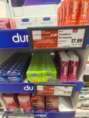 Prezerwatywy Durex, różne rodzaje na Sylwestra 1+1 gratis w Lidl