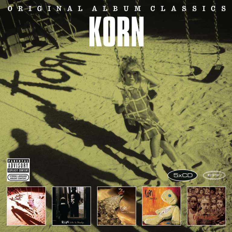 KORN 5 CD Album Classics
