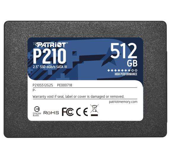 Dysk SSD Patriot P210 512GB 2,5" SATA III