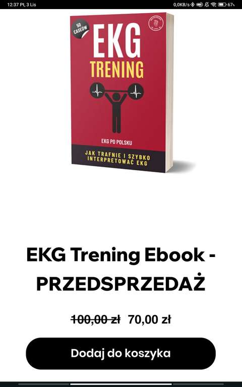 Ebook EKG po polsku przedsprzedaż