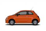Wyprzedaż rocznika 2023 Fiat 500 1.0 Hybrid 70KM kolor POMARAŃCZOWY SICILIA - Salon Fiata