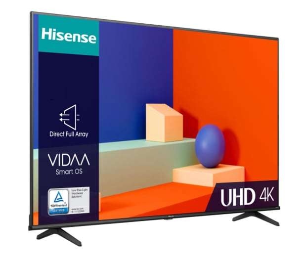 Telewizor Hisense 75A6K 75" LED 4K VIDAA Dolby Vision + Soundbar HS205G (wartość 300 zł) darmową dostawą i wniesieniem @ x-kom