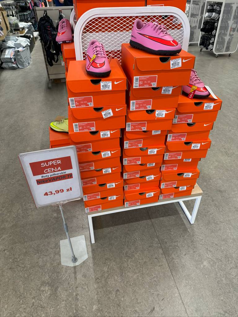 buty piłkarskie Nike vapour tf 16 club jr turfy intersport Kraków Galeria Bronowice
