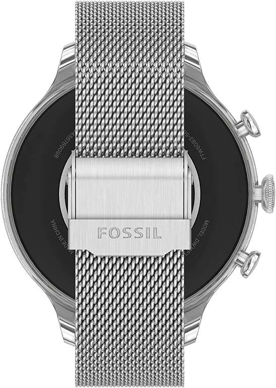 Skagen Falster Fossil Kobiety Gen 6 Smartwatch, Srebrny/Czarny, 42 mm