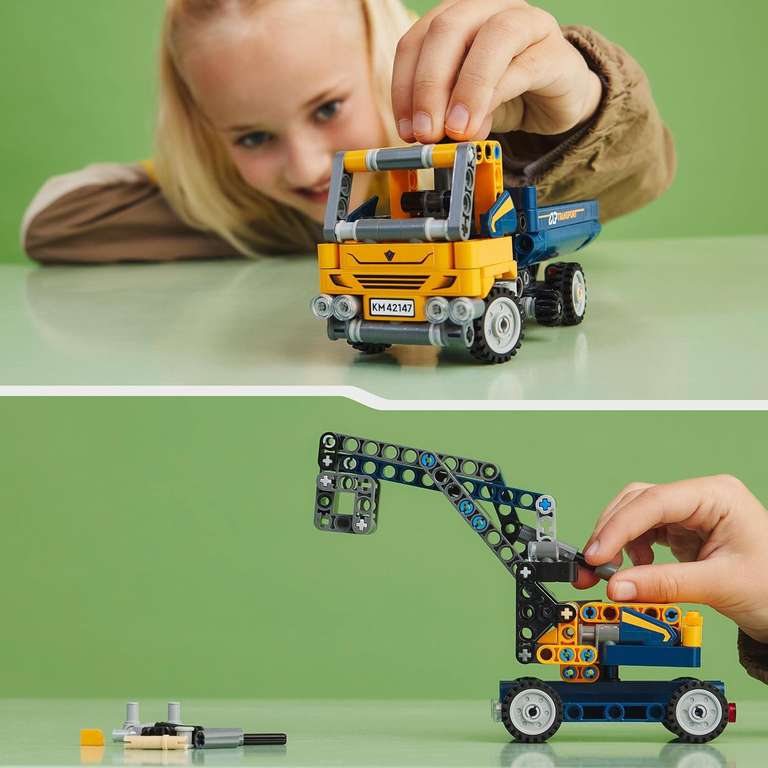 LEGO 42147 Technic Wywrotka 2w1.( W zestawie z LEGO buldożer 42163 - 53,98zl z PRIME)