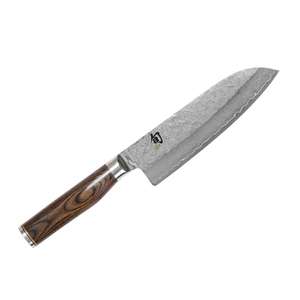 Nóż KAI Shun Premier TDM-1702 Santoku Knife VG-10 Damascus Steel1 with Walnut Handle 18 cm Blade Length 12 cm 134.95€