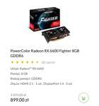 PowerColor Radeon RX 6600 Fighter 8GB GDDR6 / XFX RX 6600 Speedster 939zł + Resident Evil 4