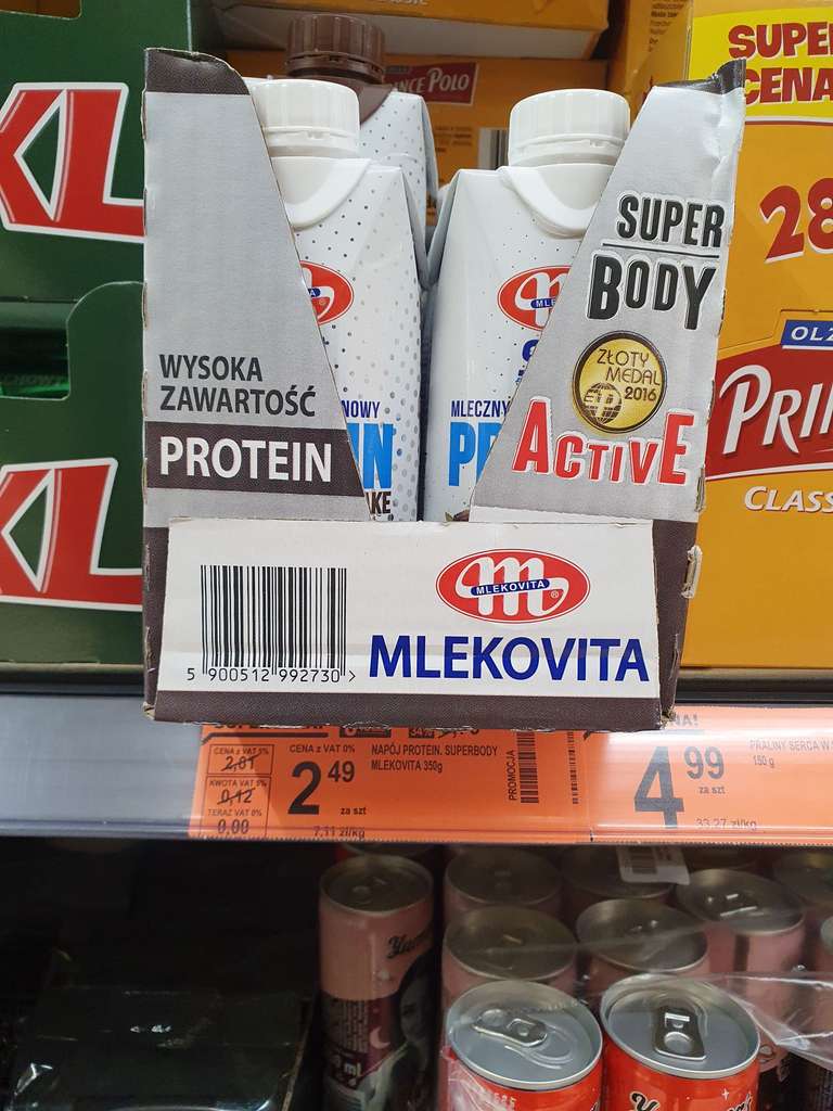 Mlekovita Protein Milkshake SBA Biedronka Malbork