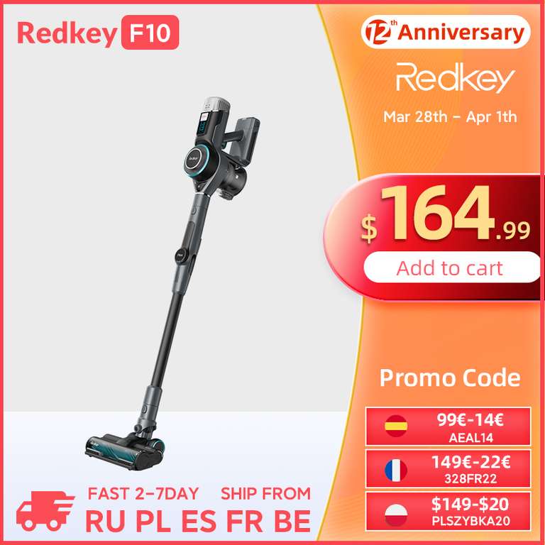 Redkey F10 - odkurzacz bezprzewodowy