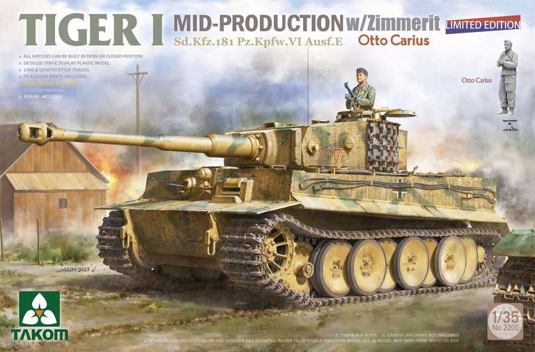 Modeledo model czołgu Tiger I 1:35 Takom