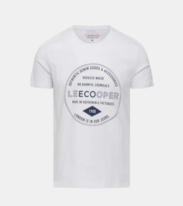 Koszulka LEE COOPER Eco Tee (rozm. S-XL), 100% bawełna, za 25.39 zł @HalfPrice