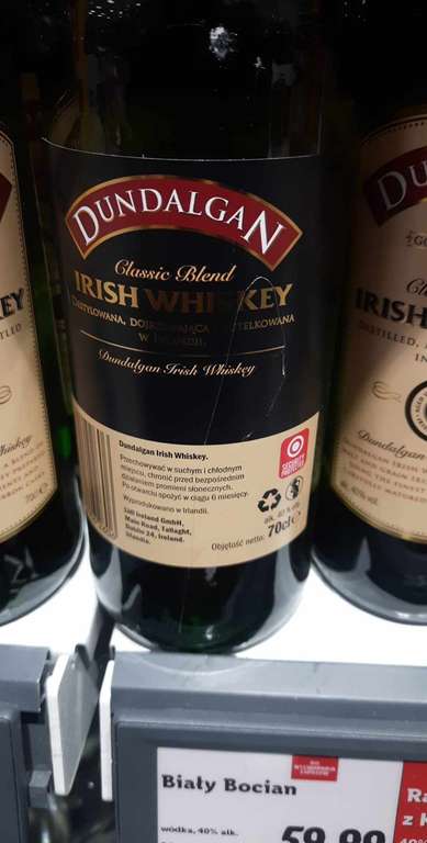 Dundalgan Irish Whiskey 0,7 l