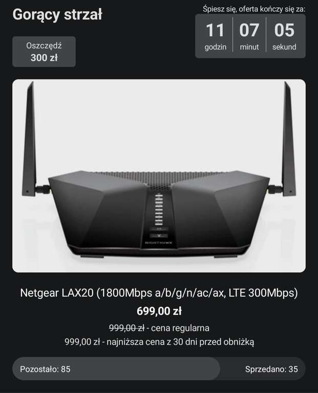 Netgear Lax20 (1800Mbps a/b/g/n/ac/ax, LTE 300Mbps)