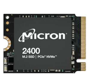 Micron 512GB SSD M.2 2230 PCIe Gen4 NVMe 2400