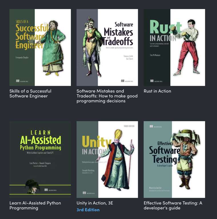 Humble Tech Book Bundle: Code Like a Pro 2024 by Manning