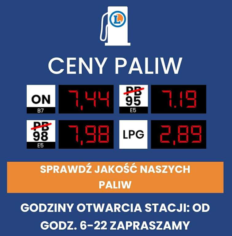 LPG za 2.89 zł. Rzeszów stacja paliw E.leclerc