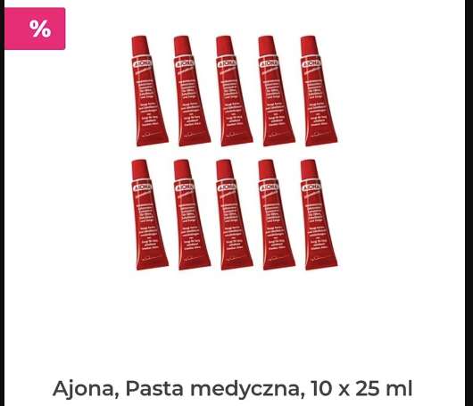Ajona, Pasta medyczna, 10x25ml