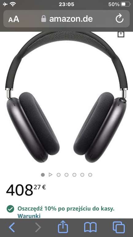 Słuchawki Apple AirPods Max - Space Grau - 385,78€