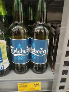 Piwo Carlsberg 0.0% (1.99zł) i Grimbergen Blanche (2.99zł)