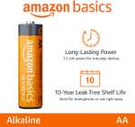 Amazon Basics Baterie alkaliczne AA o wysokiej wydajności, 20-pak