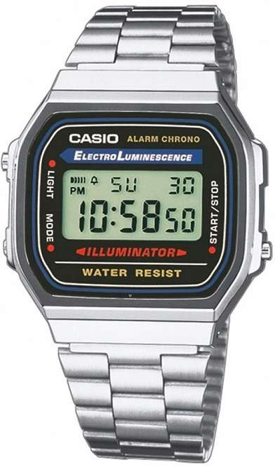 Zegarek ze światełkiem Casio Retro A168WA-1YES (ZG-007185)