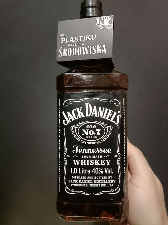 Whiskey Jack Daniels 1L 40%. Carrefour Katowice