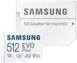 Karta pamięci Samsung MicroSD 512 gb evo plus A2 V30