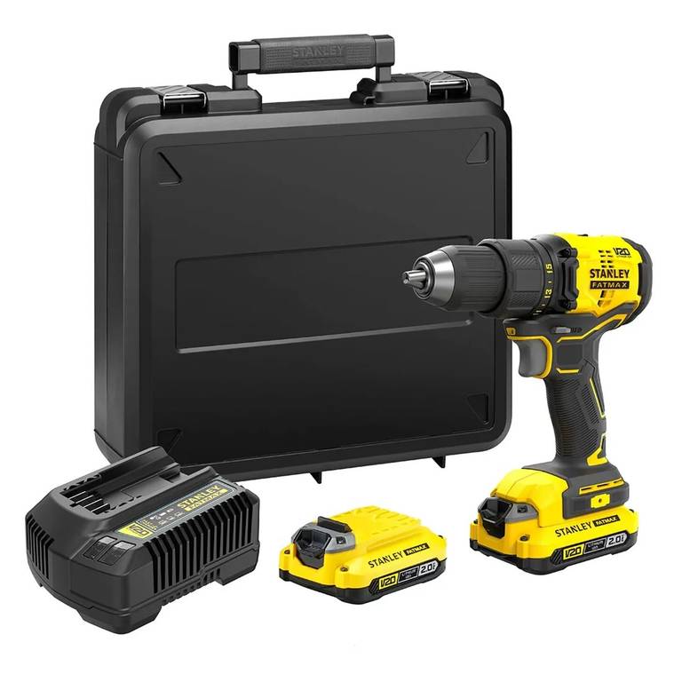 Stanley FatMax Wiertarko-wkrętarka akumulatorowa SFMCD710D2K-QW 18V 2x2,0 Ah