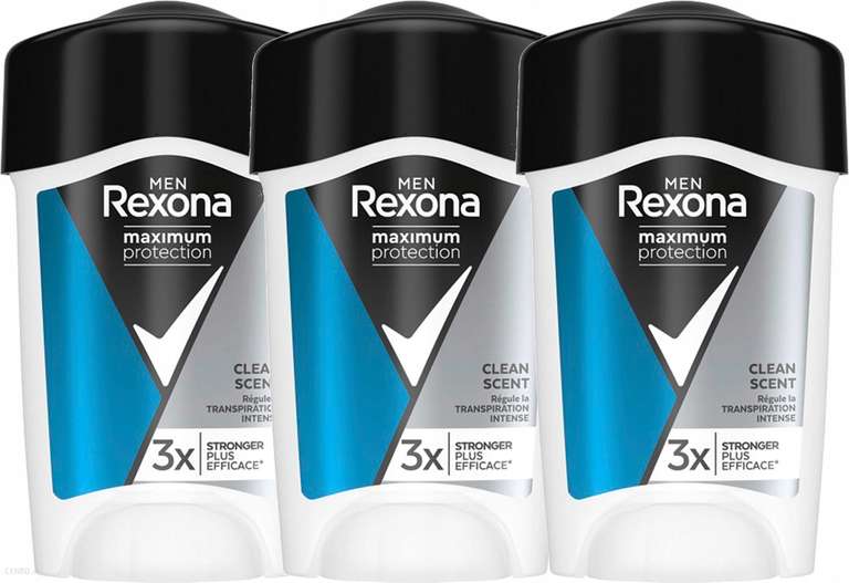 3pak Rexona antyperspirant men maximum protection na allegro days