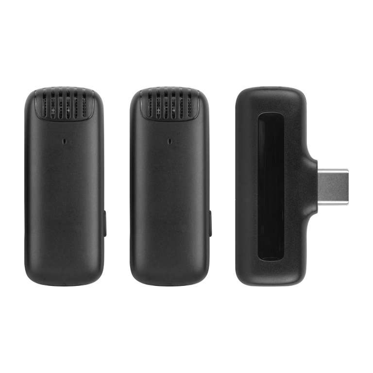 ULANZI J12 - zestaw do smartfona 2 bezprzewodowe mikrofony krawatowe + odbiornik USB-C