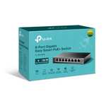TP-LINK TL-SG108PE 8-Port Gigabit Easy Smart Switch z 4 portami PoE + 64W, ekranowane porty RJ-45, IEEE-802.3AF 55,71€