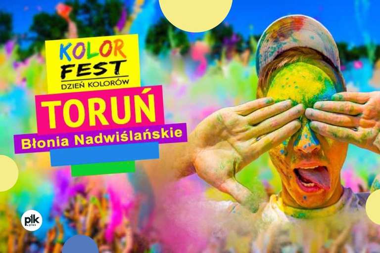 Kolor Fest Toruń – Dzień Kolorów Holi w Toruniu >>> bezpłatny wstęp