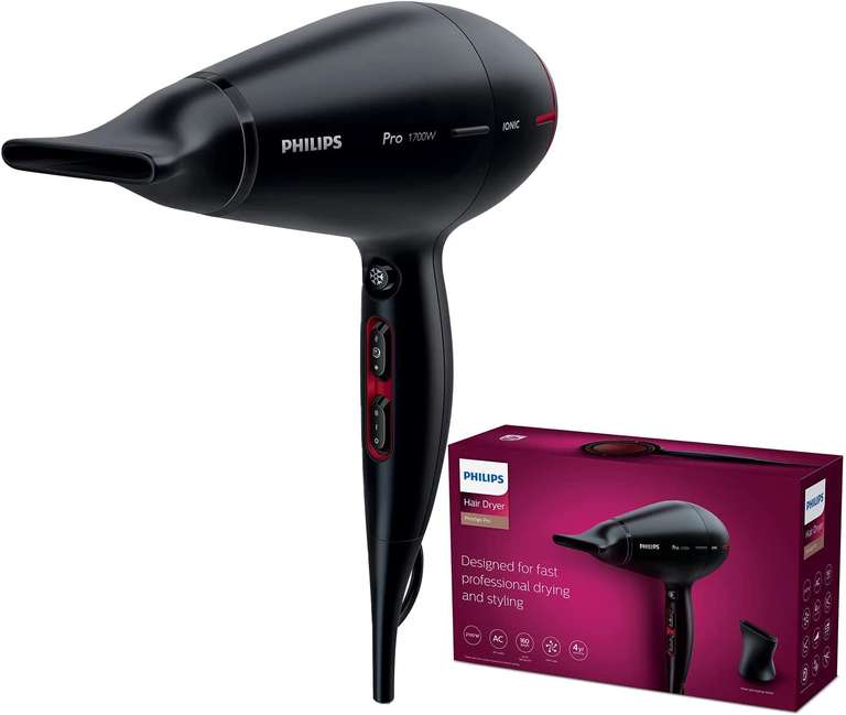 Suszarka do włosów Philips Prestige Pro 2100W HPS910/00 @Amazon